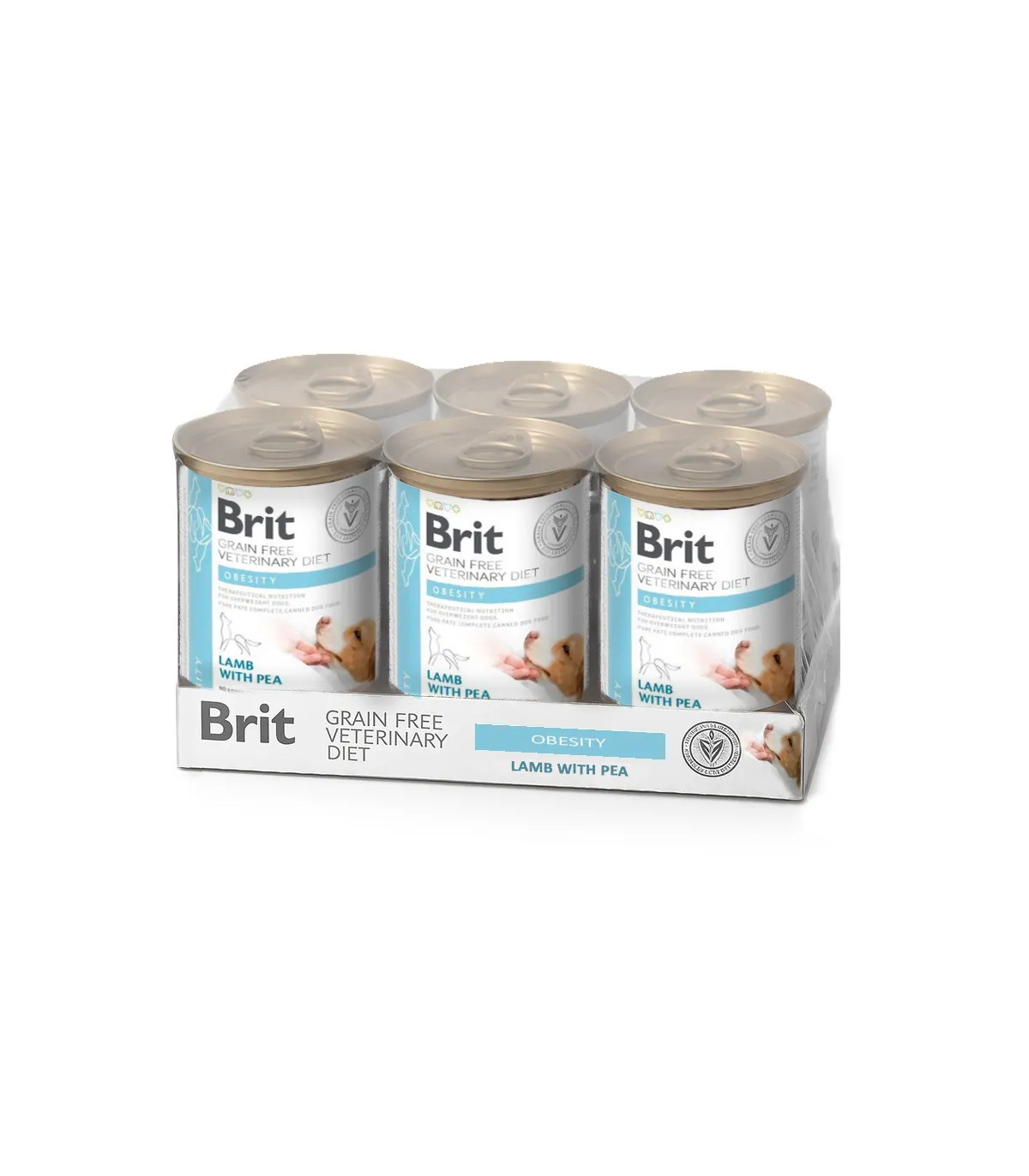 Brit VD Perro Obesity Húmedo 6x400gr